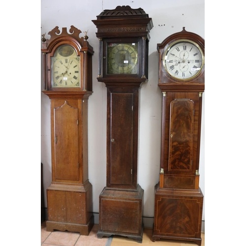 Antique George II oak longcase clock, circa 1750, no key, ha...