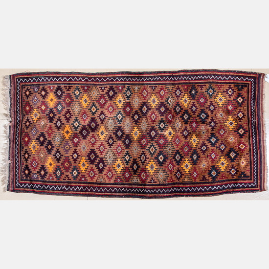Antique Persian Baluch Wool Rug