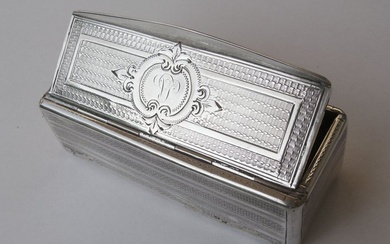 Antique Tobacco Box - .950 silver - France - 19th century