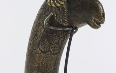 Antiquity - bronze dagger handle, believed to of Indo-Persian...