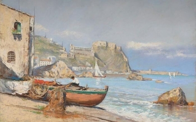Antonio Cannata (1895-1960 - Paesaggio marino