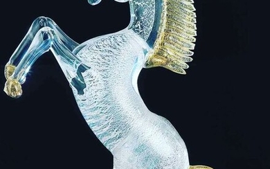 Arte di Murano - Arte di Murano - Blown glass sculpture (1) - .1000 silver, .999 (24 kt) gold, Glass