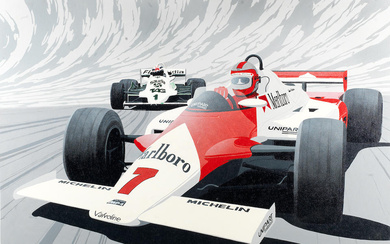 Arthur Benjamins (Dutch, 1953-), 'McLaren vs Williams - 1981 British...