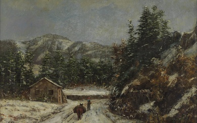 Attribué à Gustave Courbet (1819-1877) et Cherubino Patà (1827-1899)