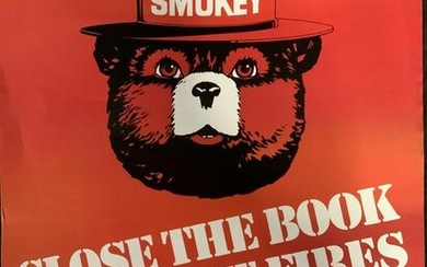 Authentic Vintage Smokey the Bear Advertisement