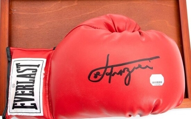 Autographed Boxing Glove By Joe Frazier