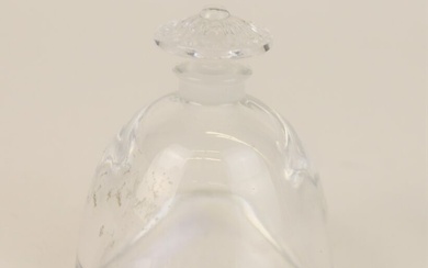 Baccarat pour Annick Goutal - (années 1990) Rare flacon prototype en cristal incolore pressé moulé...