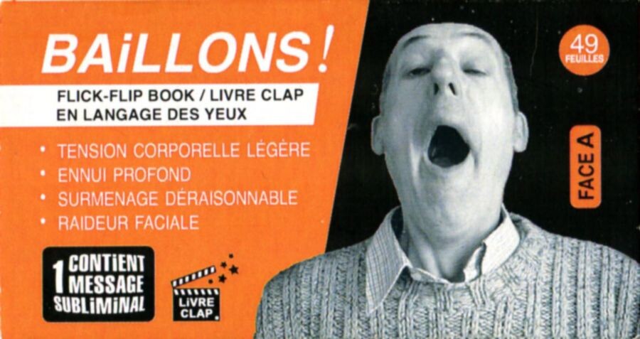 Baillon ! Flip Flip Book / Livre Clap en... - Lot 433 - Bremens - Belleville