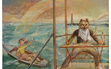 Balthus, Étude pour "Le Chat de la Méditerranée"