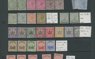 Bermuda 1865-1980 mint collection on stockpages, including 1865-1903 perf. 14 1d., 1/-, 1883-1...