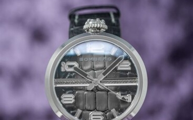 Bomberg - 1968 Watch 40mm Black Stainless Steel - EXTRA Strap - RS40H3SS.278.3 - Women - Brand NEW