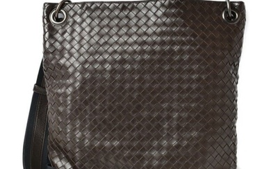 Bottega Veneta shoulder bag BOTTEGA VENETA crossbody intrecciato VN dark brown 161623 V465C 2078