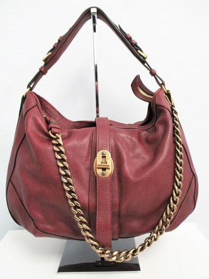 "Burberry" leather shopper bag