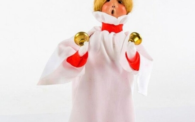 Byers Choice Figurine, The Carolers, Bell Choir Girl