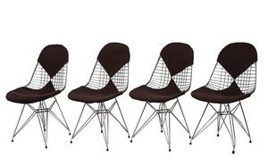 CHARLES & RAY EAMES - HERMAN MILLER - Four chairs