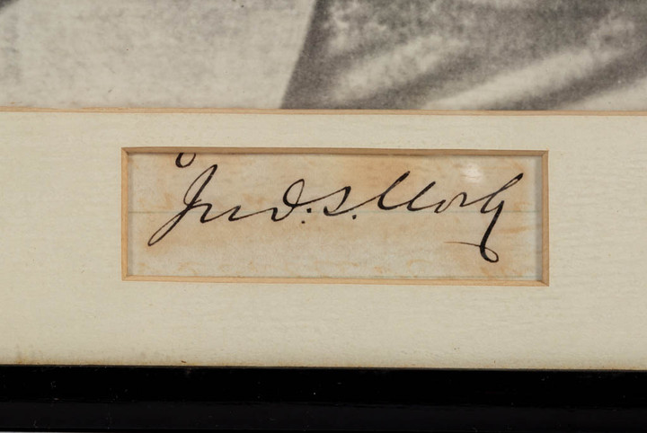 CONFEDERATE GENERAL JOHN SINGLETON "GRAY GHOST" MOSBY CLIPPED SIGNATURE
