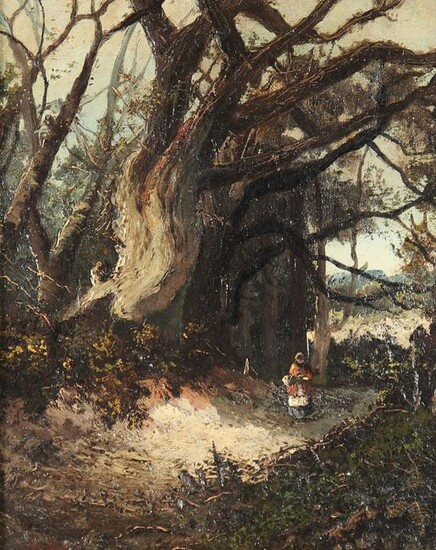 Camille MAGNUS (1850-?) "Bundle in an undergrowth"