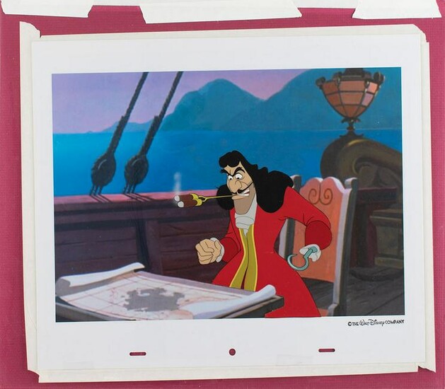 Captain Hook production cel from Peter Pan