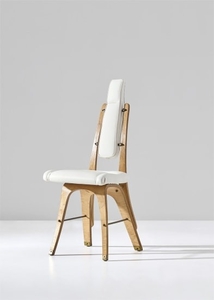 Carlo Mollino, Rare chair, designed for the conference room, Lattes Publishing House, Turin