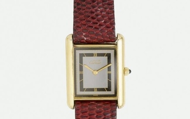 Cartier, 'Must de Cartier' tank wristwatch, Ref. 681006