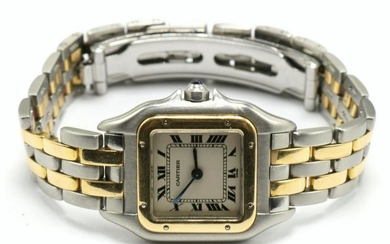 Cartier "Panthere" 18Kt 2 tone Watch