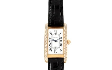 Cartier Tank Americaine 18K Watch