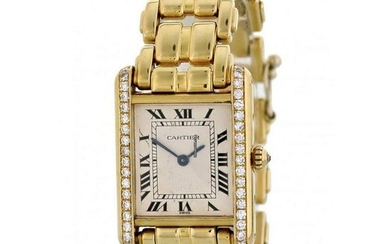 Cartier Tank Paris 18k Yellow Gold Watch