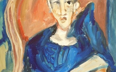 Chaim Soutine Manner of/ Attributed: Portrait of a Polish Woman