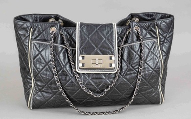 Chanel, Black Large Quilted Leather