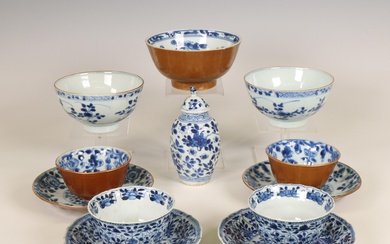 China, collection of blue and white porcelain, Kangxi porcelain-18th century