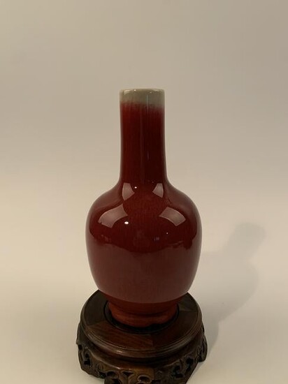 Chinese Oxblood Red Glazed Vase