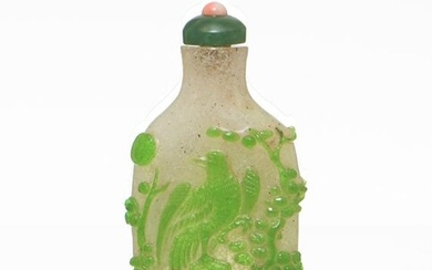 Chinese Peking Glass Snuff Bottle, Qianlong