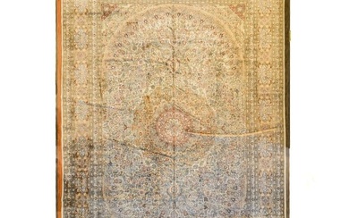 Chinese Silk Carpet, 12.2 x 18