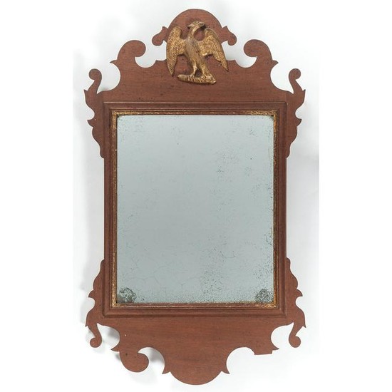 Chippendale Mirror with Eagle