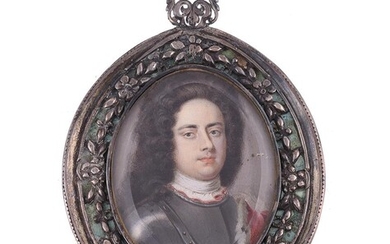 Christian Richter (Swedish 1678 - 1732), A gentleman, wearing armour