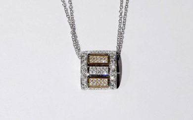 Cielo - 18 kt. Gold - Necklace with pendant - 0.90 ct Diamond