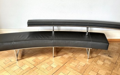 ClassiCon - Eileen Gray - Sofa - Chrome plating, Leather
