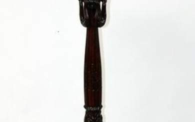 Classical carved mahogany plantstand