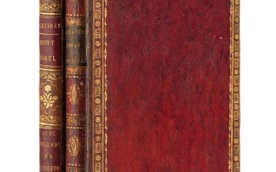 DIDOT. COLLECTION du LOUVRE Ensemble de 2 ouvrages in-folio illustrés en couleur, imprimés par Pierre Didot l’Aînée reliures différe
