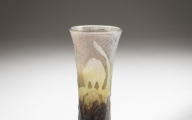 Daum Frères, Small vase 'Iris', c. 1903