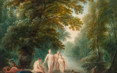 Diana and three nymphs bathing