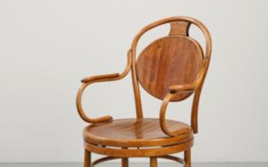 A swivel armchair (office chair), cf model number 86/RF, company D. G. Fischel Söhne, Vienna, as of 1929