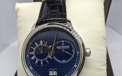 Dreyfuss & Co. - 1946 GMT- Dreyfuss & Co. - 1946 GMT 2 Timezones Blue Dial- DGS00120/05 - Men - Men - 2011-present