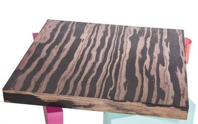 E. Sottsass Coffee Table in Laminated Wood by Alessi
