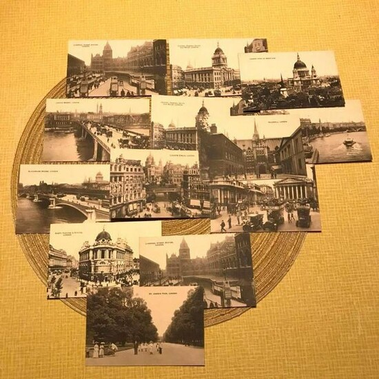 Early 1900's London England Grand Tour Postcards