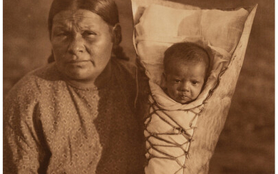 Edward Sheriff Curtis (1868-1952), A Comanche Mother (1927)