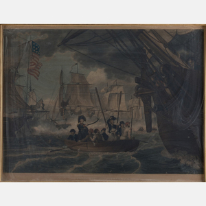 Engraving of 'Perry's Victory on Lake Erie'