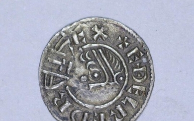 Ethelred I (865-871) - Silver Penny, 20.8mm, 1.4g, F...