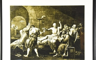 Framed Print of The Death of Socrates