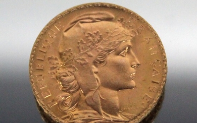 Francia, Marengo 20 franchi in oro, 1913